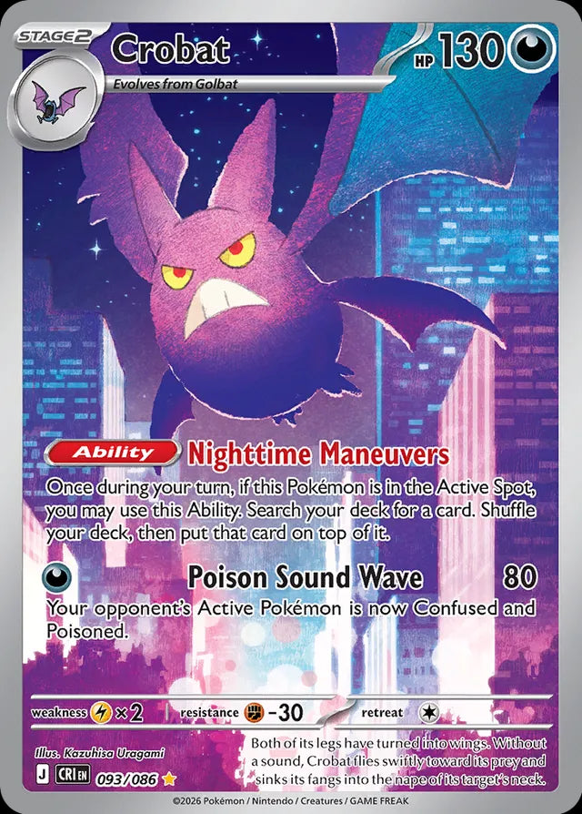 Chaos Rising Crobat #093/86